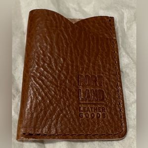 Portland Leather Goods minimalist wallet/card holder.